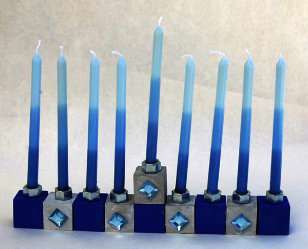 menorah blue 2216