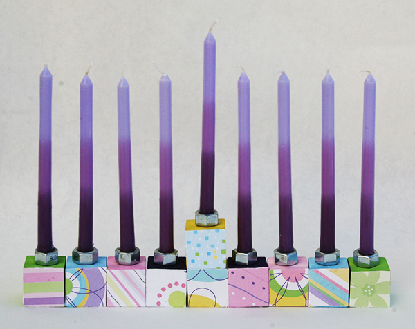 menorah purple 2216