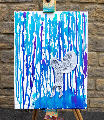 Drip Drop Rain Painting 2