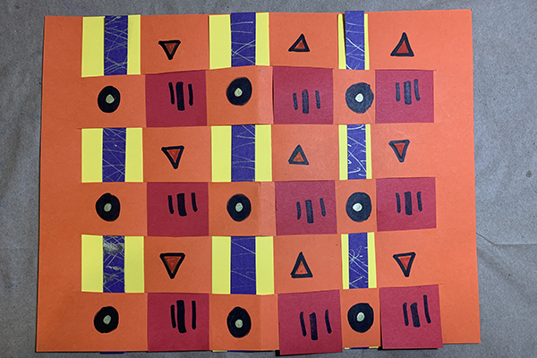 Art with Alyssa: Kente Cloth Paper Weaving