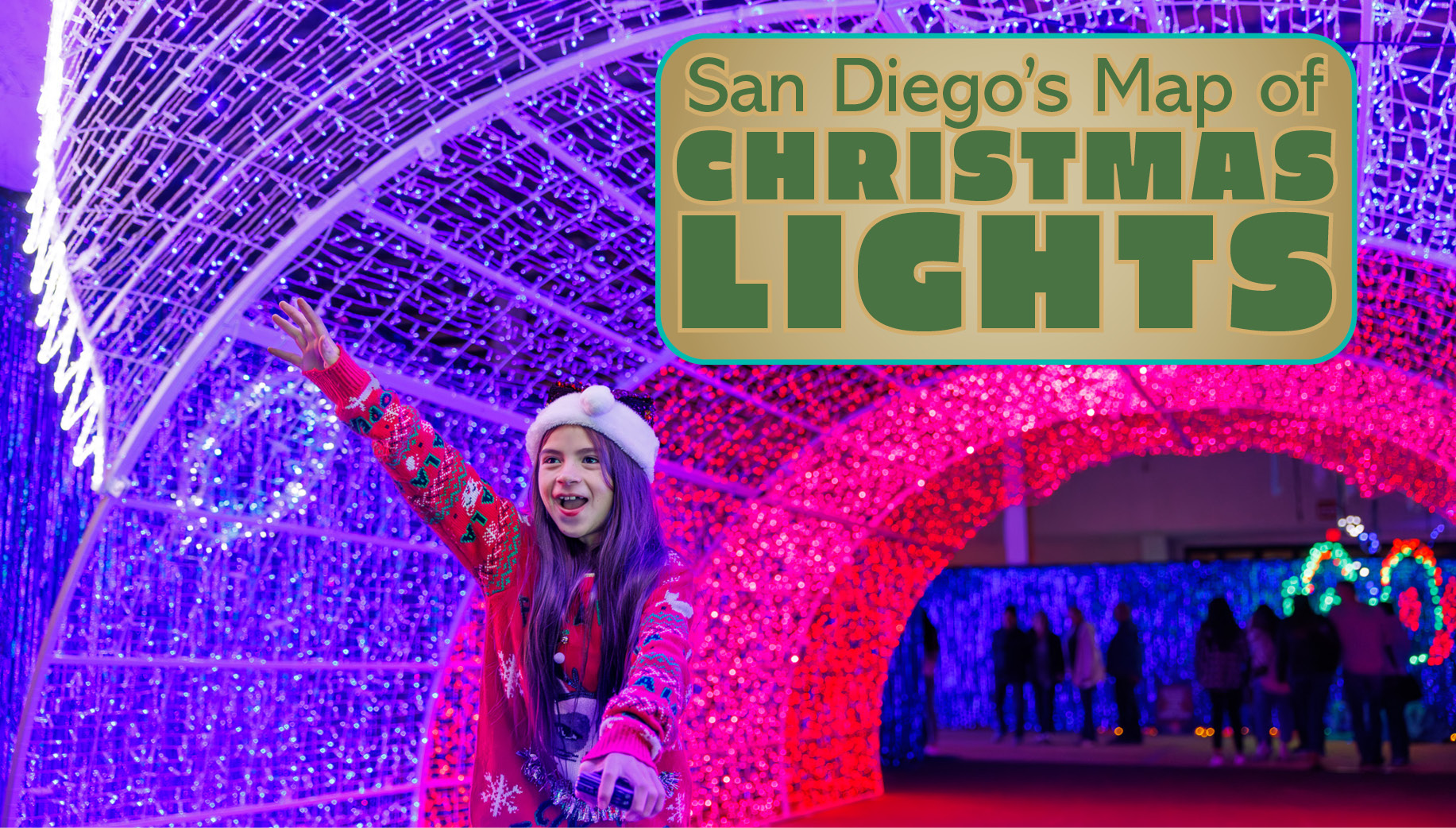 San Diego's Map of Christmas Lights