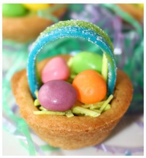 easter basket cookies