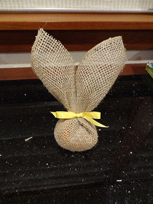 burlap bunnies-stage 3