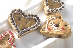 Chocolate Chip Cookie Hearts