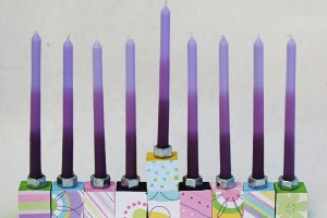 Art with Alyssa: DIY Menorah Craft